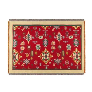 Home Deco Boho Vintage Woven Jacquard Throw Blanket Tapestry Woven Blanket Custom
