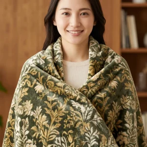 Home Decor Flannel Fleece Knitted Blanket Custom Logo Super Soft Warm Throw Bed Sofa Couch All Season Factory OEM ODM