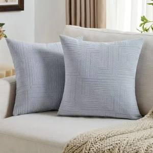 Home Decor Hotel Use Sofa Backrest Invisible Zipper Cushion Pillow Covers