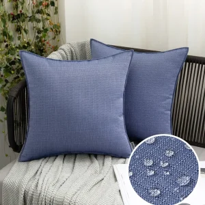 Home Decoration Couch Sofa Patio 45*45cm Water Resistant Throw Cushion Cover Set Custom Waterproof Outdoor Throw Pillow Covers