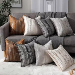 Home Decoration European Style Edge Rolling Pillow Cushion Geometric Jacquard Luxury Throw Pillow for Sofa Couch