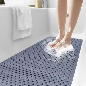 Home Decoration PVC Water Barrier Thickened Drainage Washroom Bathtub Floor Mats Bathroom Anti Slip Mats