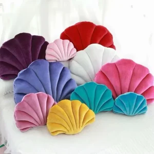 Home Decorative Creative Shell Throw Pillow Living Room Comfortable Cushion Sofa Bed Throw Pillows for Couch