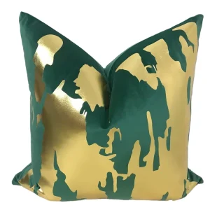 Home Decorative Gold Stamping Cushion Sofa Cover Throw Pillows for Home for Sofa Can Be Customized