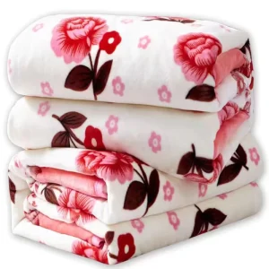 Home Decorative High quality King Size Cozy Soft Throw Flannel Bed Blankets