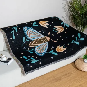 Home Decorative Tapestry Blanket Anime Throw Blanket Custom Woven Jacquard Blanket