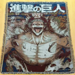 Home Decorative Tapestry Blanket Luxury Anime Throw Blanket Bulk Custom Woven Jacquard Blankets