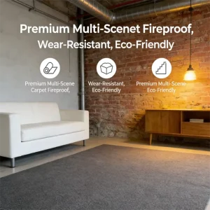 Home Decorative Washable Waterproof Modern Anti slip Loop Pile Floor Carpet for Living Room Meeting Room Hotel Car Use