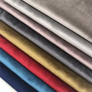 Home Furnishing Textiles Sofa Cloth Italian Velvet Fabrics for Sofa and Upholstery