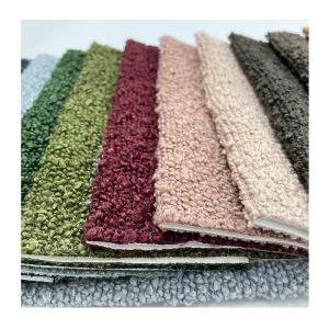 Home Good Look Boucle Upholstery Fabric 100% Polyester Wool Teddy Boucle Fabric for Home Textile