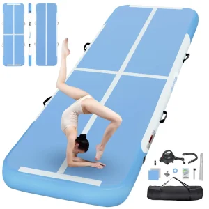 Home Gym Cheerleading Yoga Custom 2m 3m 4m 5m 6m 8m 10m 12m Gymnastics Tumbling Mat Drop Stitch Fabric Inflatable Air Track