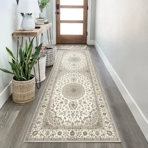 Home Hallway Floor Runner Rugs Persian Design Carpet Machine Washable Anti-slip Printed Area Rug