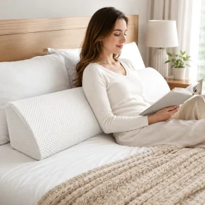 Home Hotel Use Foldable Bed Wedge Pillow for Headboard Gap Fill King Size Bed Foam Wedge Bolster Positioner Pillow Set