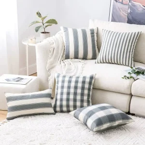 Home Made All Size Color Stripe Sofa Cushion Outdoor Cushion Pillow