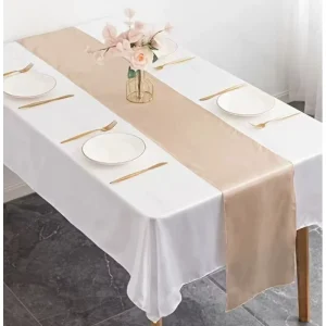 Home Party Table Runner Dinning Table Runners 12×108 Inch Satin Long Table Cover for Wedding