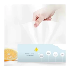 Home Soft Dry Lint Free Facial Cleansing Towels Disposable Extra Thick Dry And Wet 100% Cotton Face Tissues