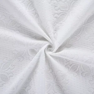 Home Style Home Textile Jacquard Bedding Fabric for Luxury Polyester