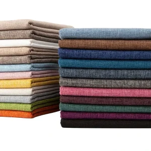 Home Textile 100% Polyester Brocade Fabric Thickened Solid Color Cationic Dyed Vintage Coarse Sofa Cover Tablecloth Throw Pillow