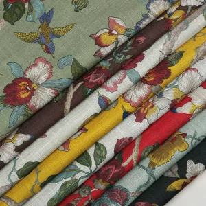Home Textile 100% Polyester Woven Plain Printed Pattern Brush Back Sofa Fabric