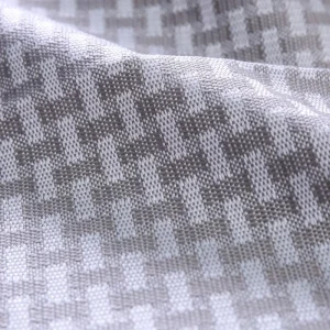 Home Textile Bangladesh 100% Polyester Cotton Linen Sofa Fabric Yarn Dyed Pattern Flame Retardant Dobby for Upholstery
