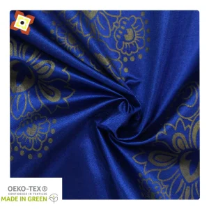 Home Textile Bedding Woven Plain Warp Knitted Gold Stamping Powder Printed Mattress Fabric Silk Satin Mattress Ticking Cool