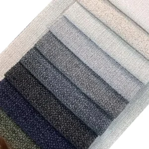 Home Textile Custom Design 440gsm Soft Linen Sofa Fabric Roll Woven Linen Look Couch Fabric for Furniture Upholstery