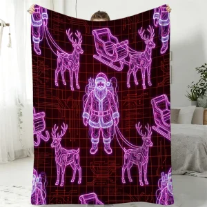 Home Textile Custom Print Flannel Throw Blanket Eco Friendly Floral Dot Patterns Airplane Use Soft Warm Winter Washable OEM