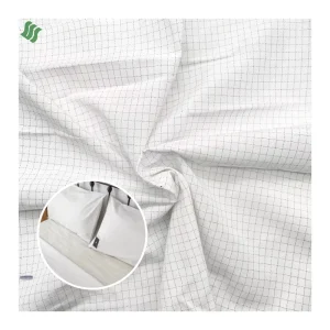 Home Textile Deco Cotton Carbon Fiber Fabric Roll Antistatic Fabric for Bedding Sheet Pillow