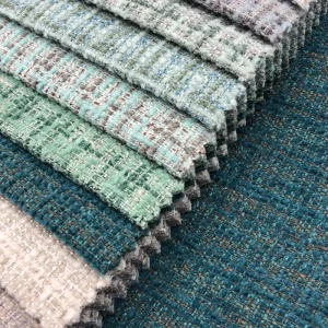 Home Textile Dobby Jacquard Medium Weight Elastic Polyester Waterproof Yarn Dyed Upholstery Woven Customized Color Low