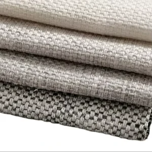 Home Textile Fabric Andean Velvet Linen Look Sofa for Furniture