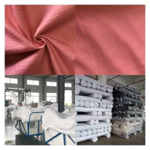Home Textile Factory 100% Polyester Microfiber Embossed Fabric