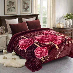 Home Textile Factory Direct Sale 8 kg Raschel Blanket Wedding Blanket 3kg Raschel Mink Blankets
