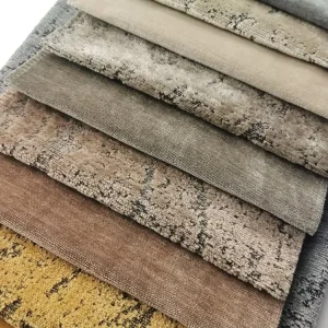 Home Textile Hometextile 100% Polyester Luxury Waterproof Upholstery Material Sofa Fabric for Furniture