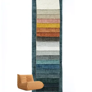 Home Textile Jacquard Woven 100% Polyester Waterproof Yarn Dyed Soft Hand Feeling Plain Chenille Fabric for Sofa