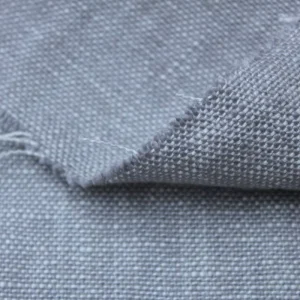 Home Textile Linen Fabrictextiles and Fabrics YARN DYE European Flax 100% Pure Woven Upholstery Sofa Fabric Plain