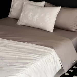 Home Textile Lyocell Cotton Big Jacquard Luxury Soft Yarn Dyed Breathable Bed Sheet Duvet Cover Pillowcases 4 Piece Bedding Set