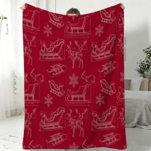 Home Textile New Design Flannel Throw Blanket Custom Print Floral Four Seasons Soft Warm Winter Washable OEM