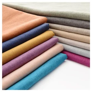 Home Textile Print and Dyed Linen Cotton and Viscose Woven Fabric
