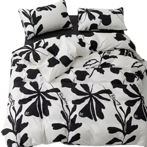 Home Textile Printed 100% Cotton Queen Size Duvet Cover Set Bedding Set