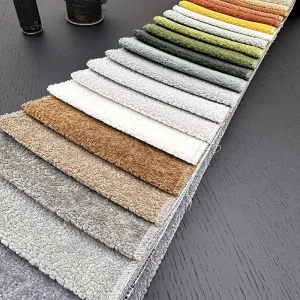 Home Textile Sofa Chenille Fabric 100% Polyester Warp Knitted Printed Pattern Waterproof Soft Breathable