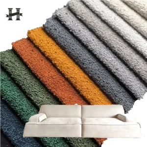 Home Textile Solid Corded Chenille Fabric Upholstery Fabric Chenille Bucle Ecclesiastic Jacquard Chenille Fabric