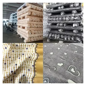 Home Textiles 100% Polyester Bedding Fabric Microfiber Woven Fabrics