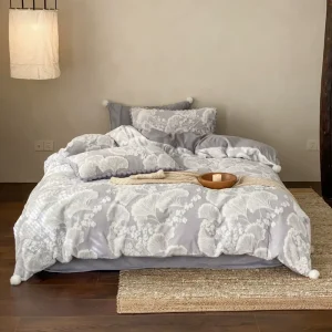 Home Textiles Custom Sizes Skin Friendly Bedding Set Luxury 4pcs Bedding Set for Home Hotel Use