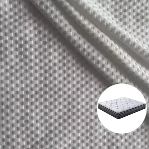 Home Textiles Waterproof Yarn Dyed Knitted Jacquard Fabric Medium Weight High Density Mattress Fabrics