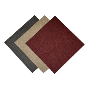 Home Use Carpet Fire Resistant Commercial PP Carpet Office Gray Carpet Tiles 50*50cm