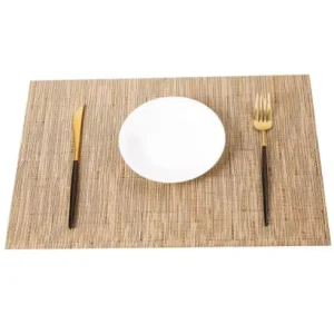 Home Use Natural Woven PVC Placemat Placemats for Dining Table