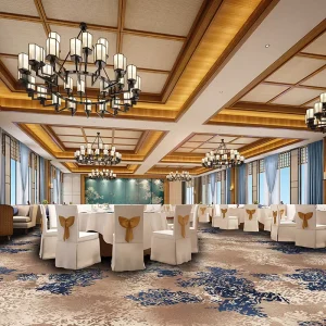 Home Used Printed Carpet for Luxury Hotel Action Backing Wall to Wall Carpet