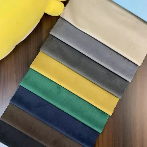 Hometextile Custom Furniture Dyed Fire Retardant Sofa Upholstery Waterproof Plush Printed Holland Velvet Fabric