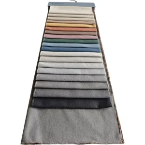 Hometextile Linking Embossed Wrinkle Technology Fabric Bonded Fleece Fabric for Sofa Upholstery