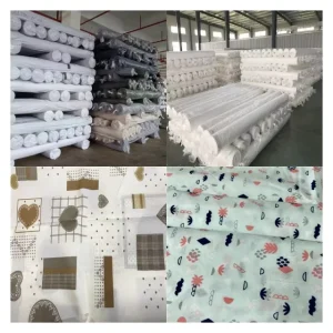Hometextile Materials Pigment Printed Polyester Fabric Custom Print for Bedding Brand Collection